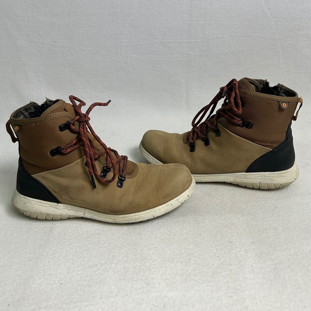 Gorpcore Outdoor Bogs Womens 9 Tan‎ Juniper Hiker Waterproof Leather Boots 72691
